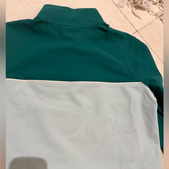 Wilson Green and White Varsity Jacket - Picture 9 of 9